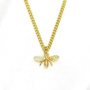 Gold Plated Bee Necklace
